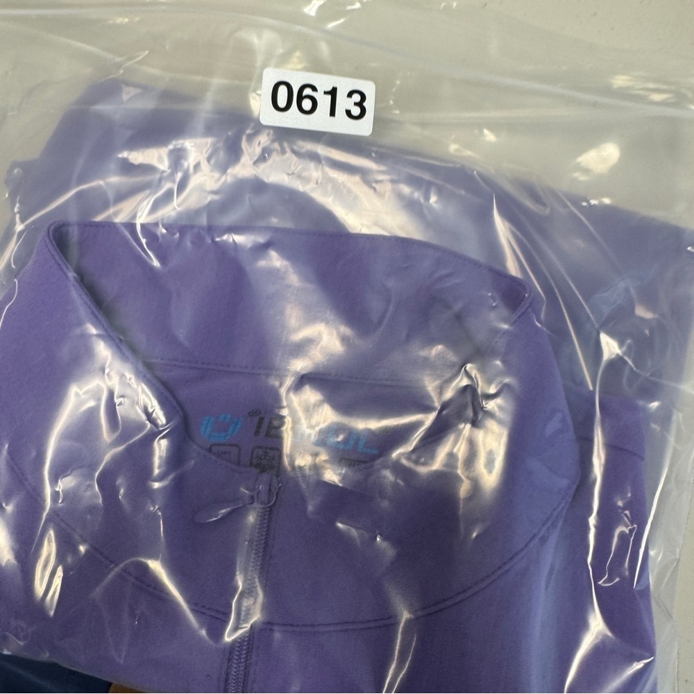 IBKUL Purple Quarter Zip Pullover XL UPF 50+ Golf Athletic Pickleball Top - Picture 16 of 16